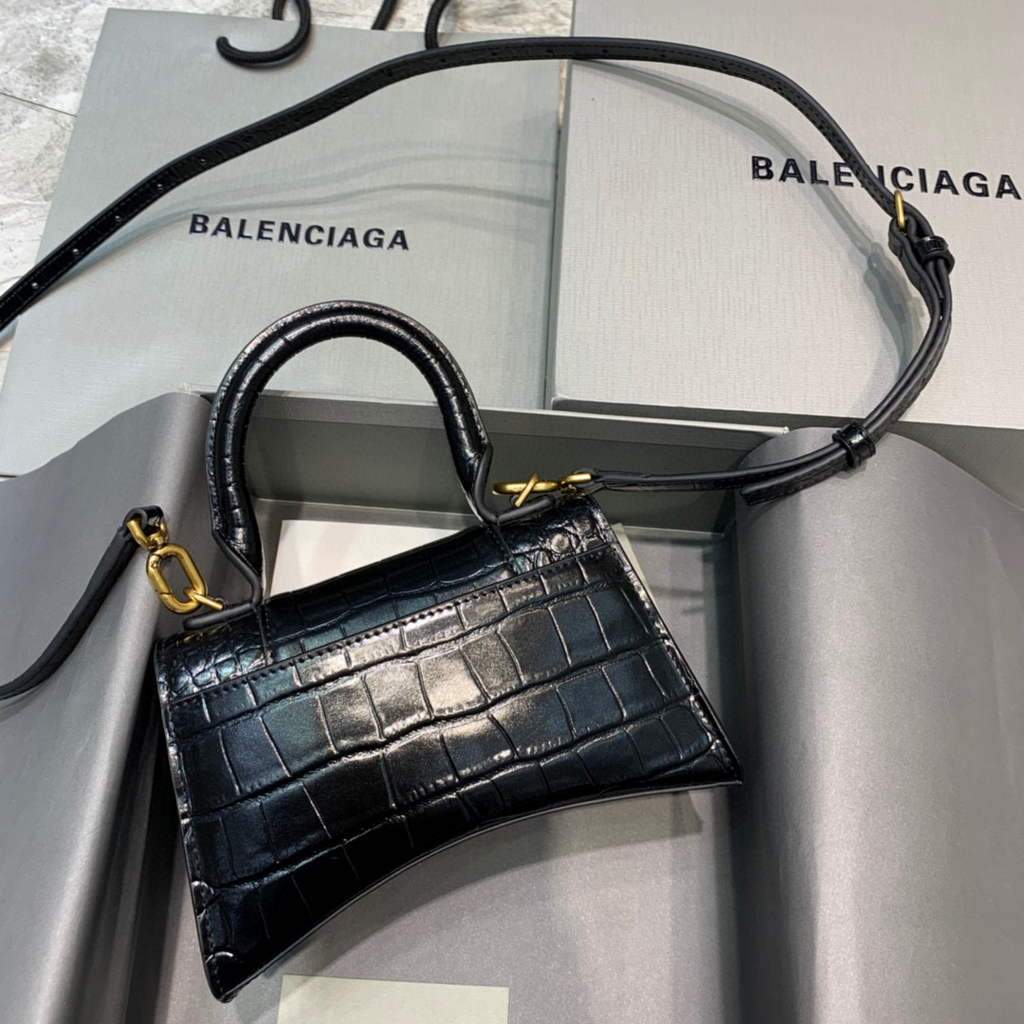 Balenciaga 592833 MUSHINE CLASSO XS bag Gold black