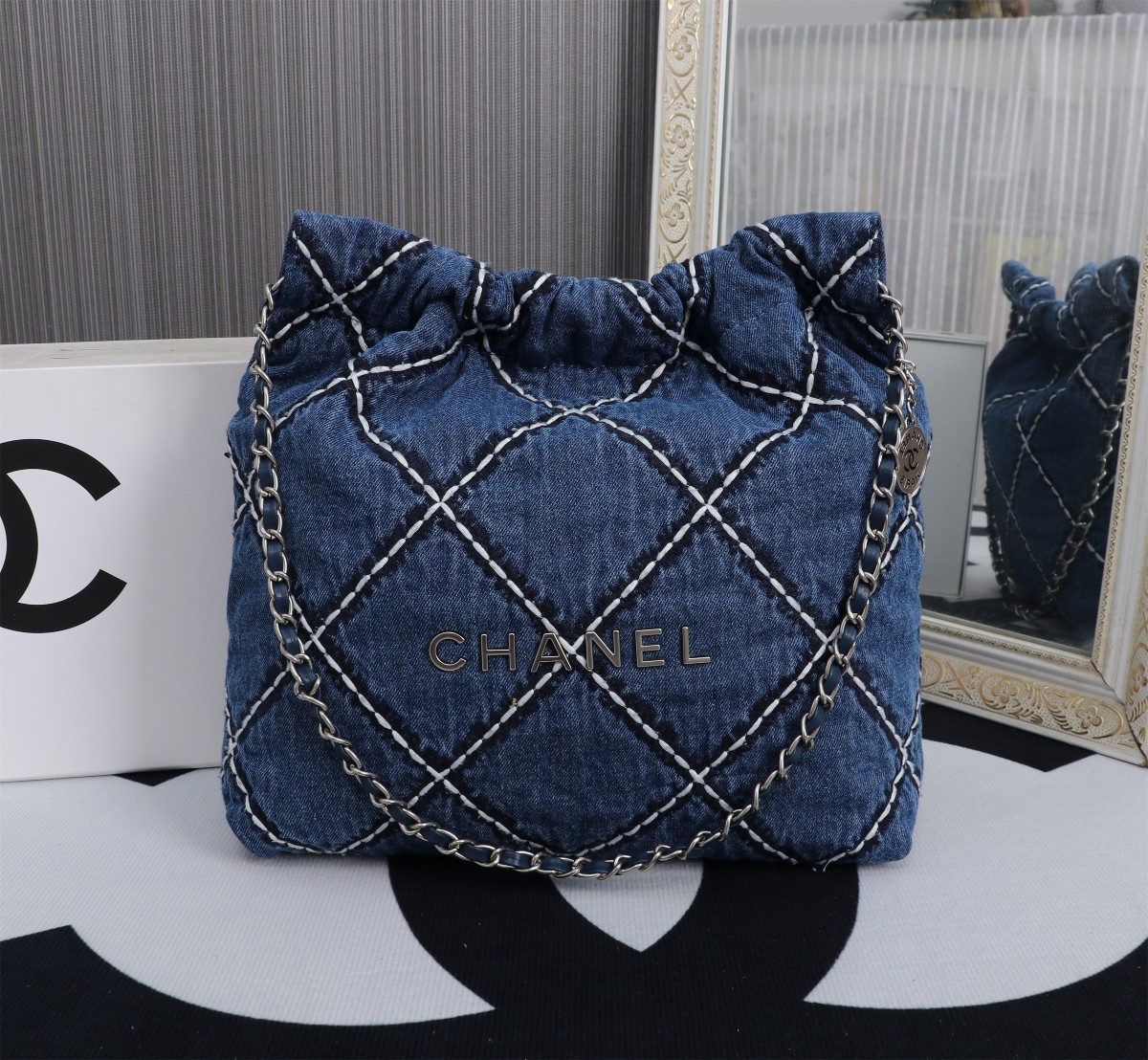 Chanel Cowboy garbage bag 8945