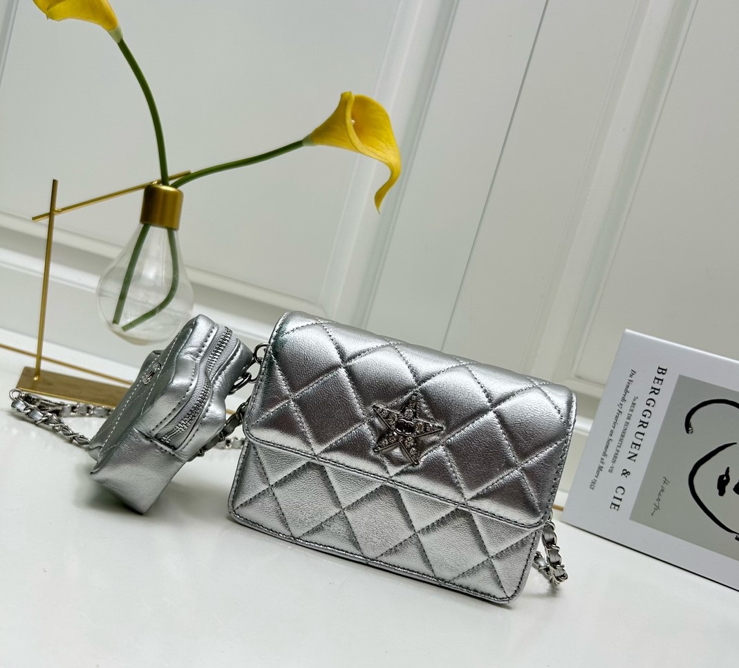 Chanel Pentagram CF 3157 silvery