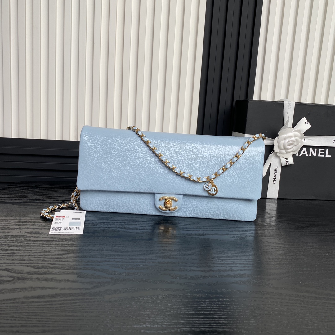 Chanel 24k CF Medieval New Handbag AS5182 Blue