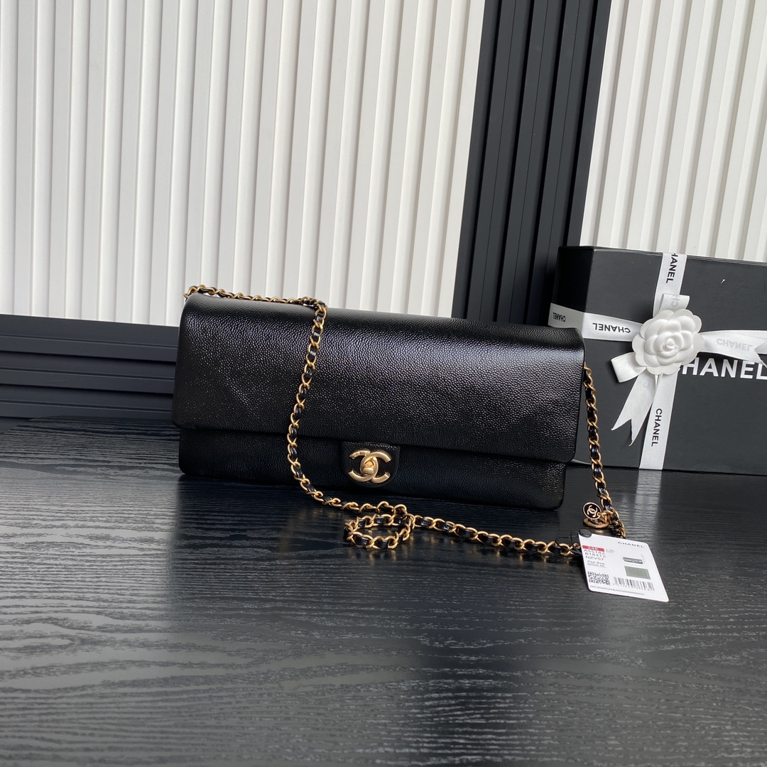 Chanel 24k CF Medieval New Handbag AS5182 Black