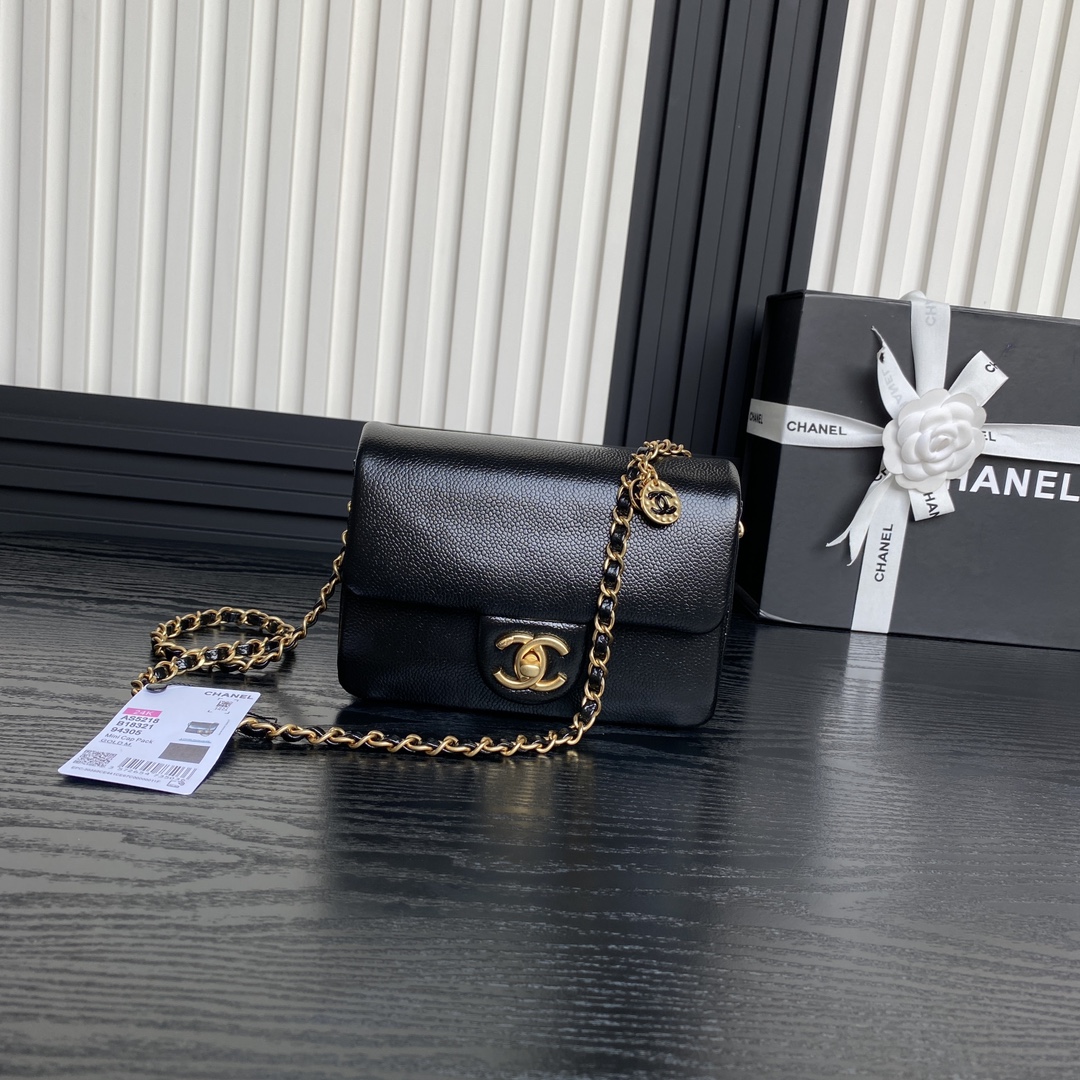 Chanel 24k AS5218 CF Medieval New Handbag Black