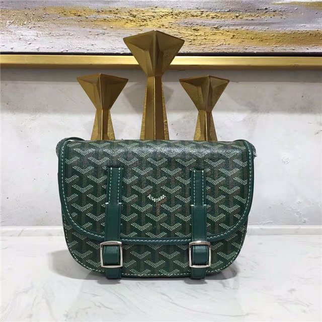 Goyard 2016 Goyardine Belvedere PM Green