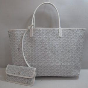 Goyard Saint Louis Tote GM White