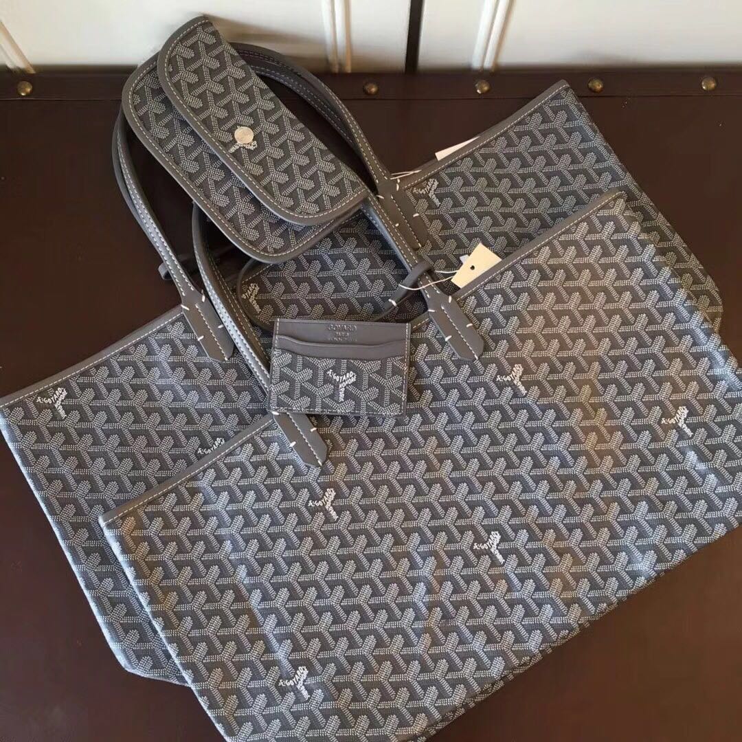 Goyard Saint Louis Tote GM Grayish