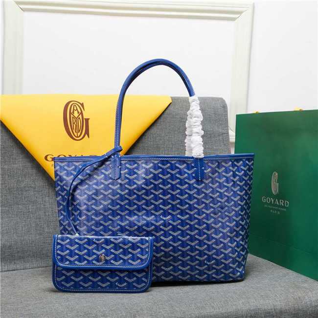 Goyard Saint Louis Tote MM Dark Blue