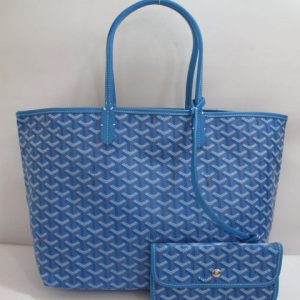 Goyard Saint Louis Tote MM Navy Blue