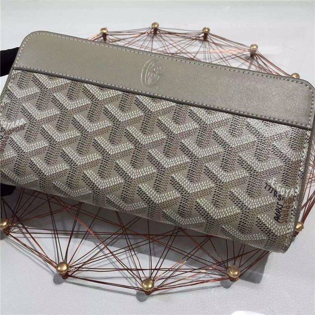 Goyard Matignon Around Zippy long Wallet Grizzly