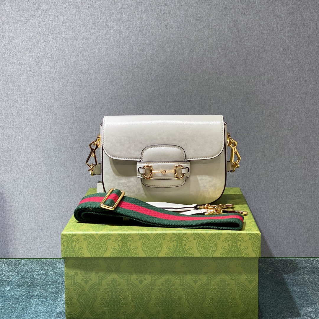 Gucci 1955 horsebit mini bag 658574 White