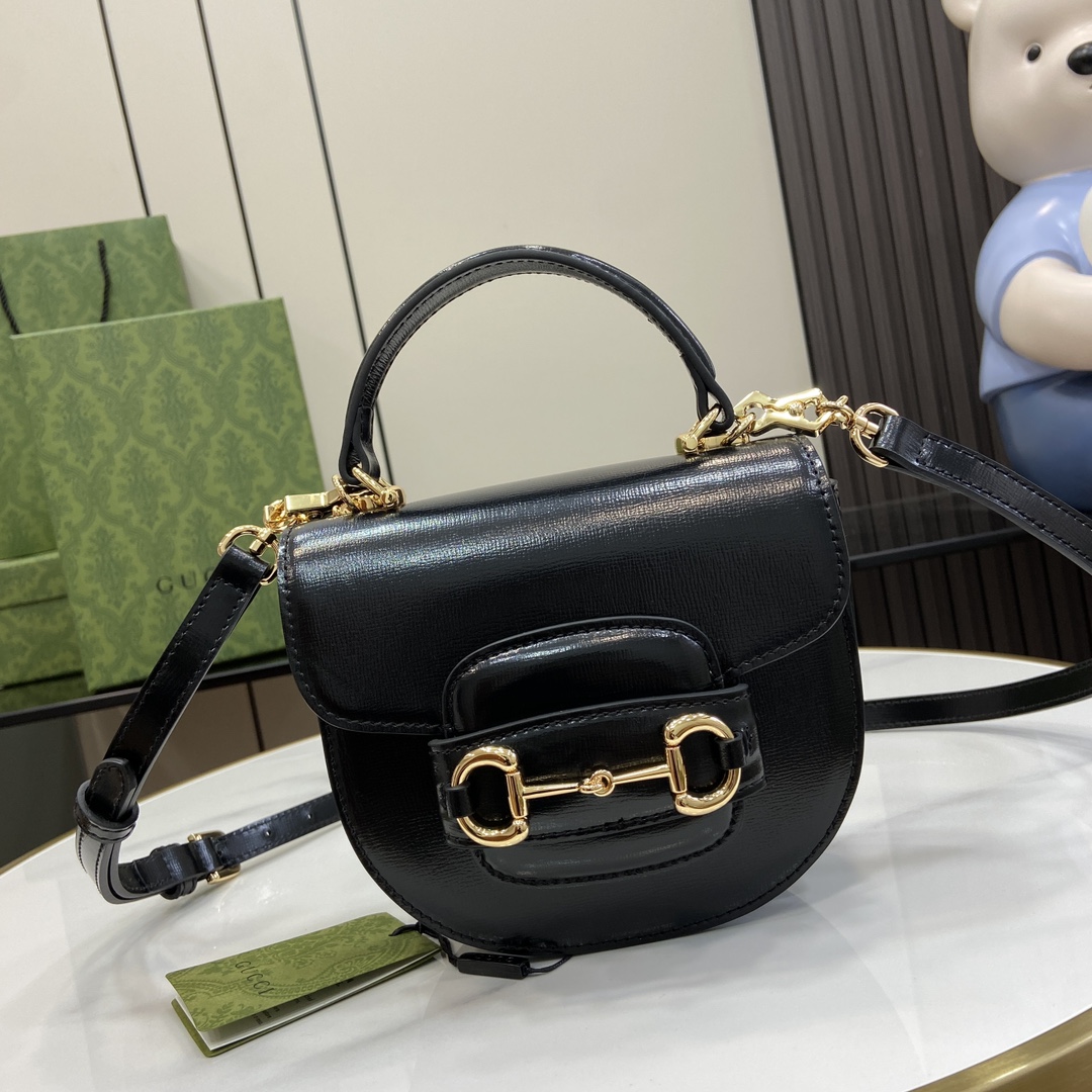 Gucci Horsebit 1955 Collection Mini Tote 781387 Black