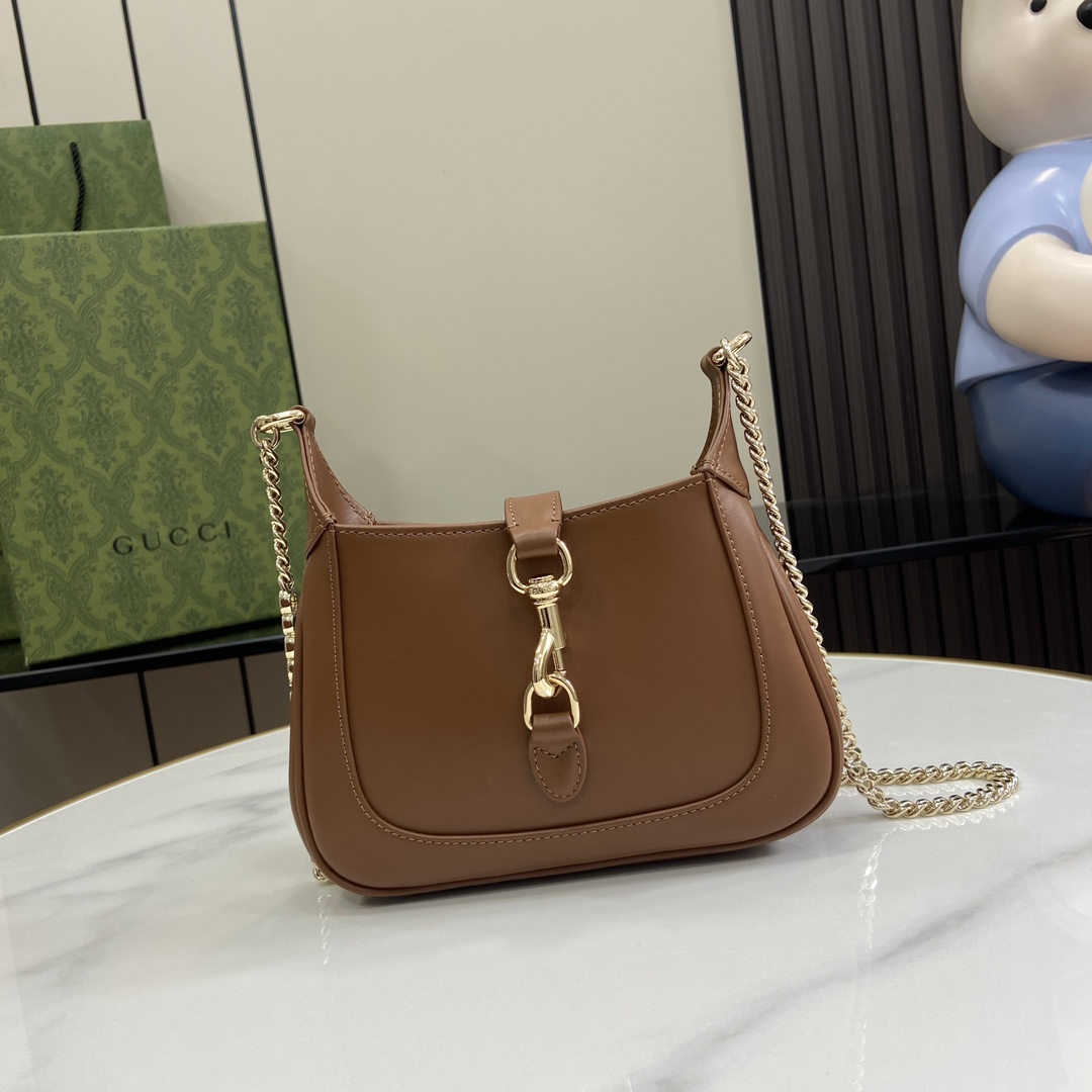 Gucci Jackie Notte Mini Shoulder Bag 782889 Brown