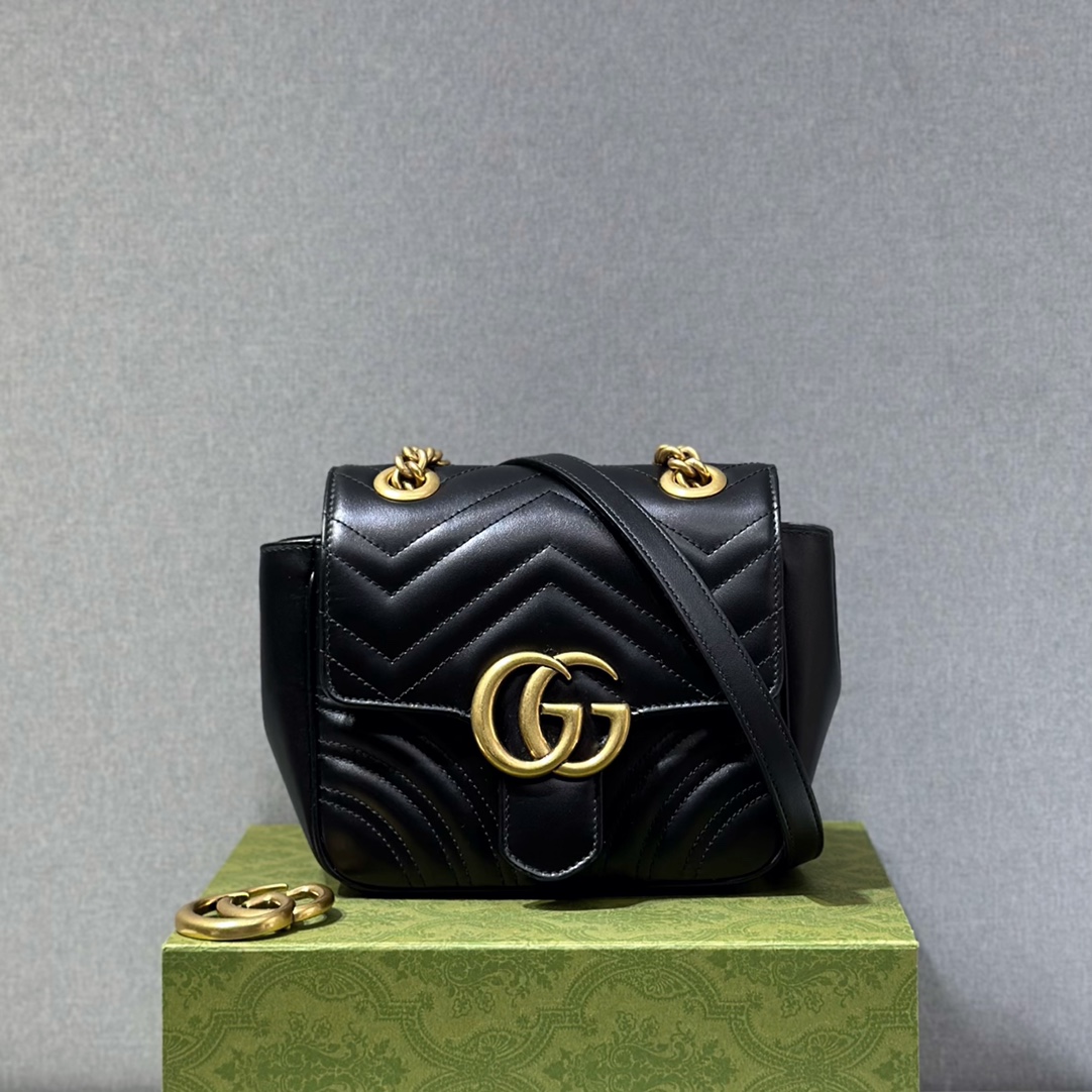 Gucci 23 New GG Marmont 739682 Black