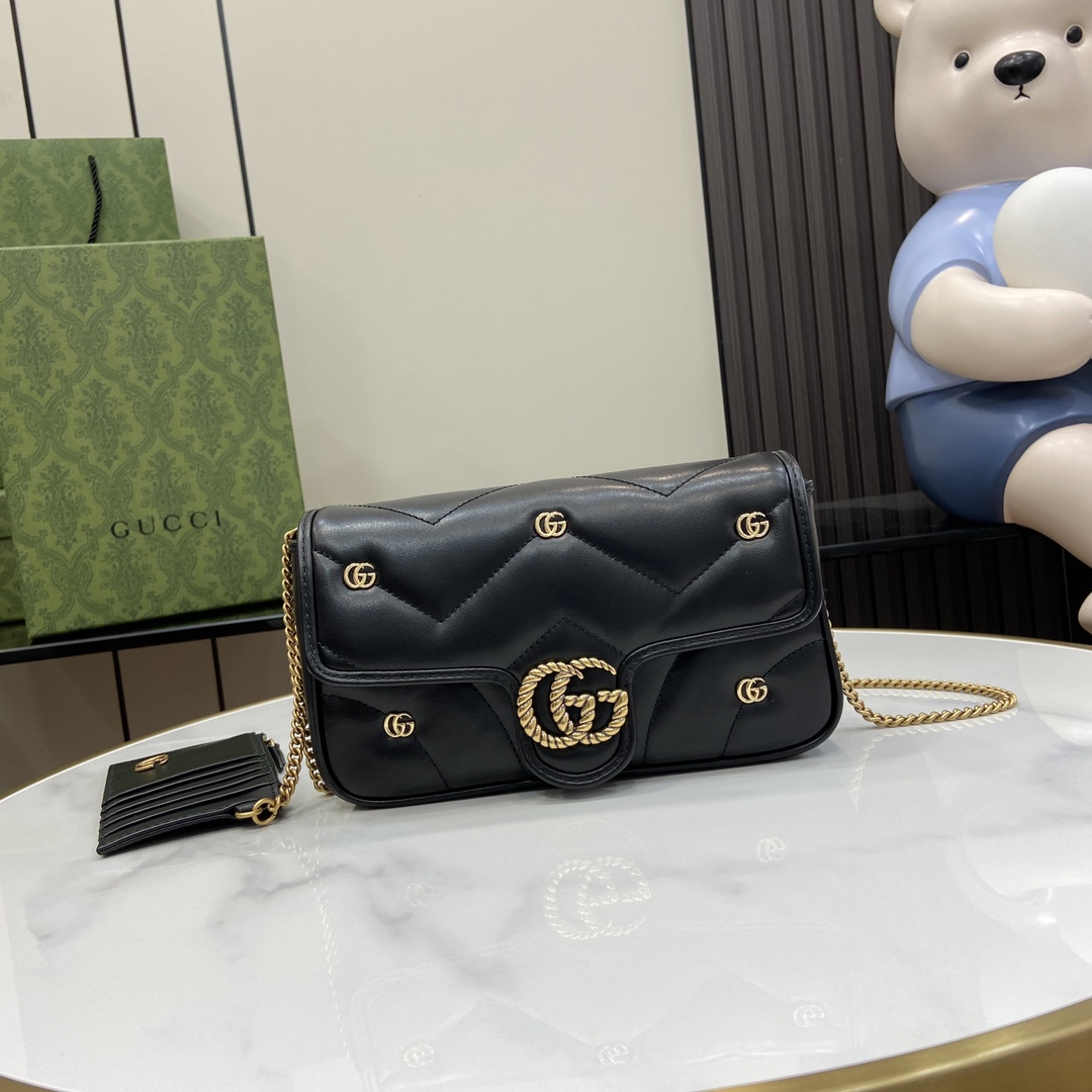 GG Marmont Collection Mini Handbag 768293 Black