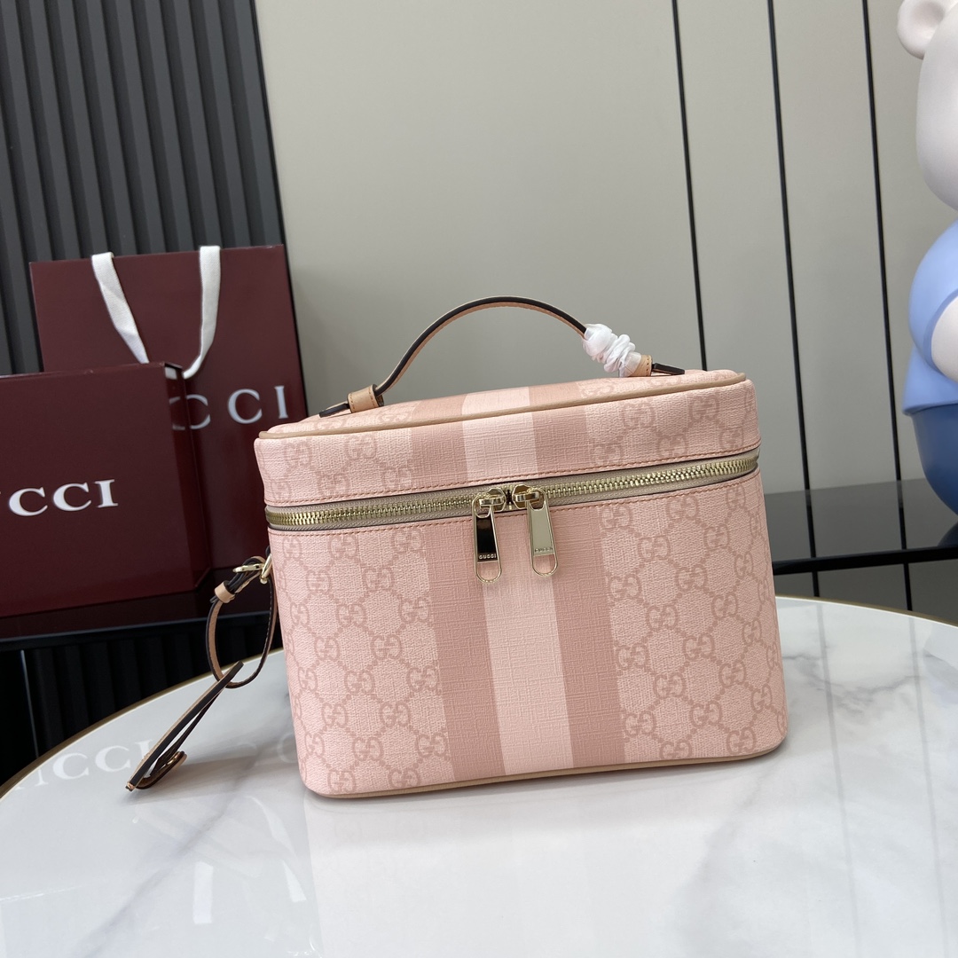 Gucci Porter Medium Travel Bag 811489 grey-pink