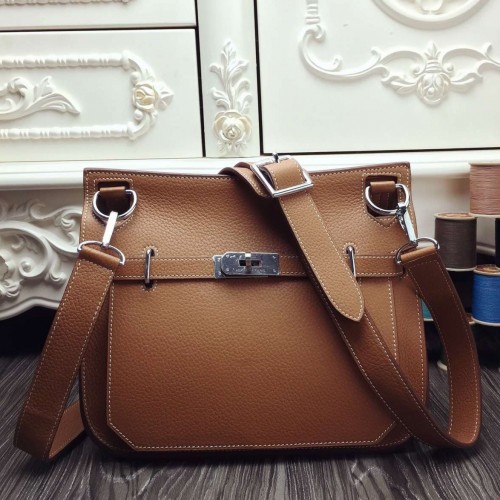 Hermes Brown Large Jypsiere 34cm Bag