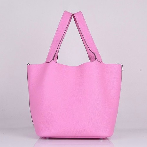 Hermes Picotin Lock Bag In Pink Leather