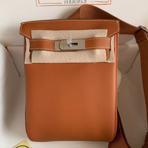 Hermes Hac a Dos PM Backpack in Gold Togo Leather