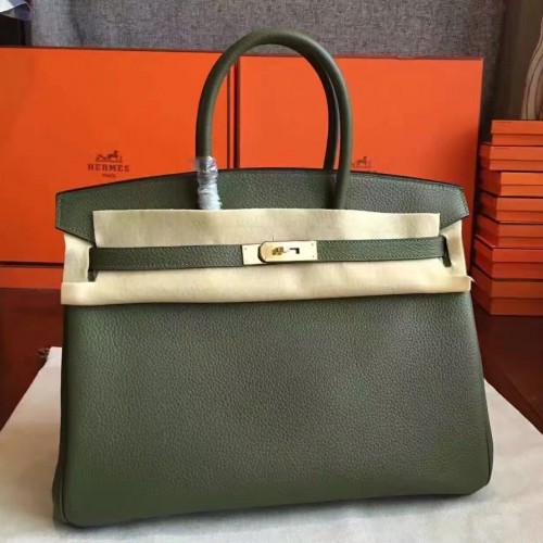 Hermes Canopee Clemence Birkin 35cm Handmade Bag