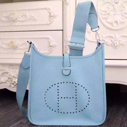 Hermes Light Blue Evelyne III PM Bag