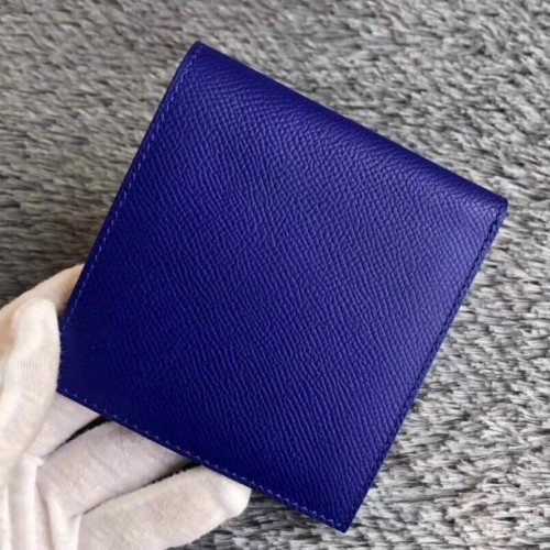 Hermes Blue Electric MC² Copernic Compact Wallet