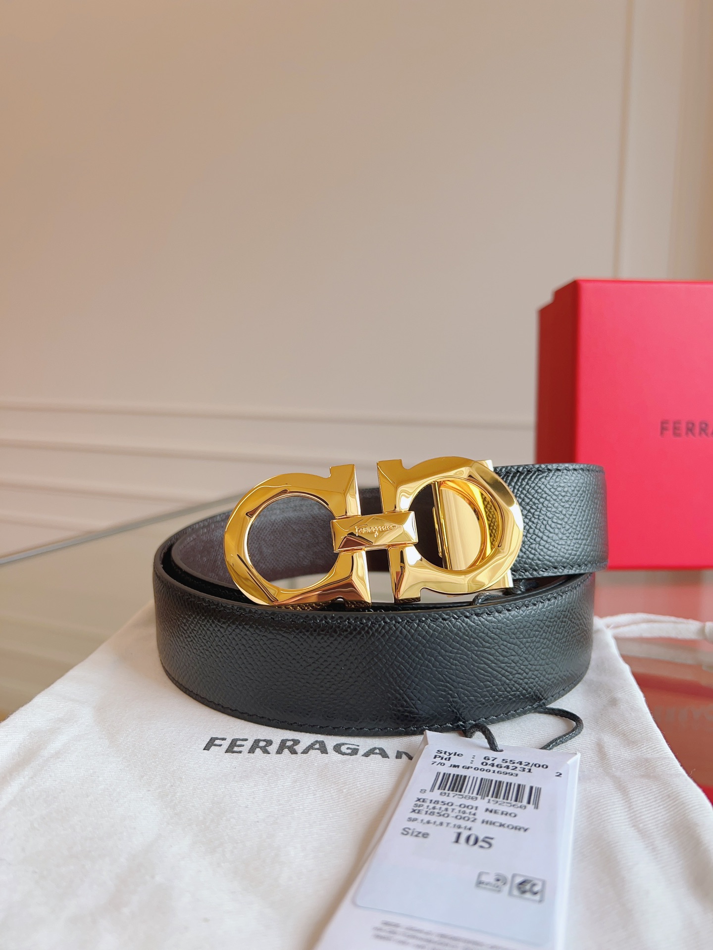 Ferragamo belt classic collection 1416