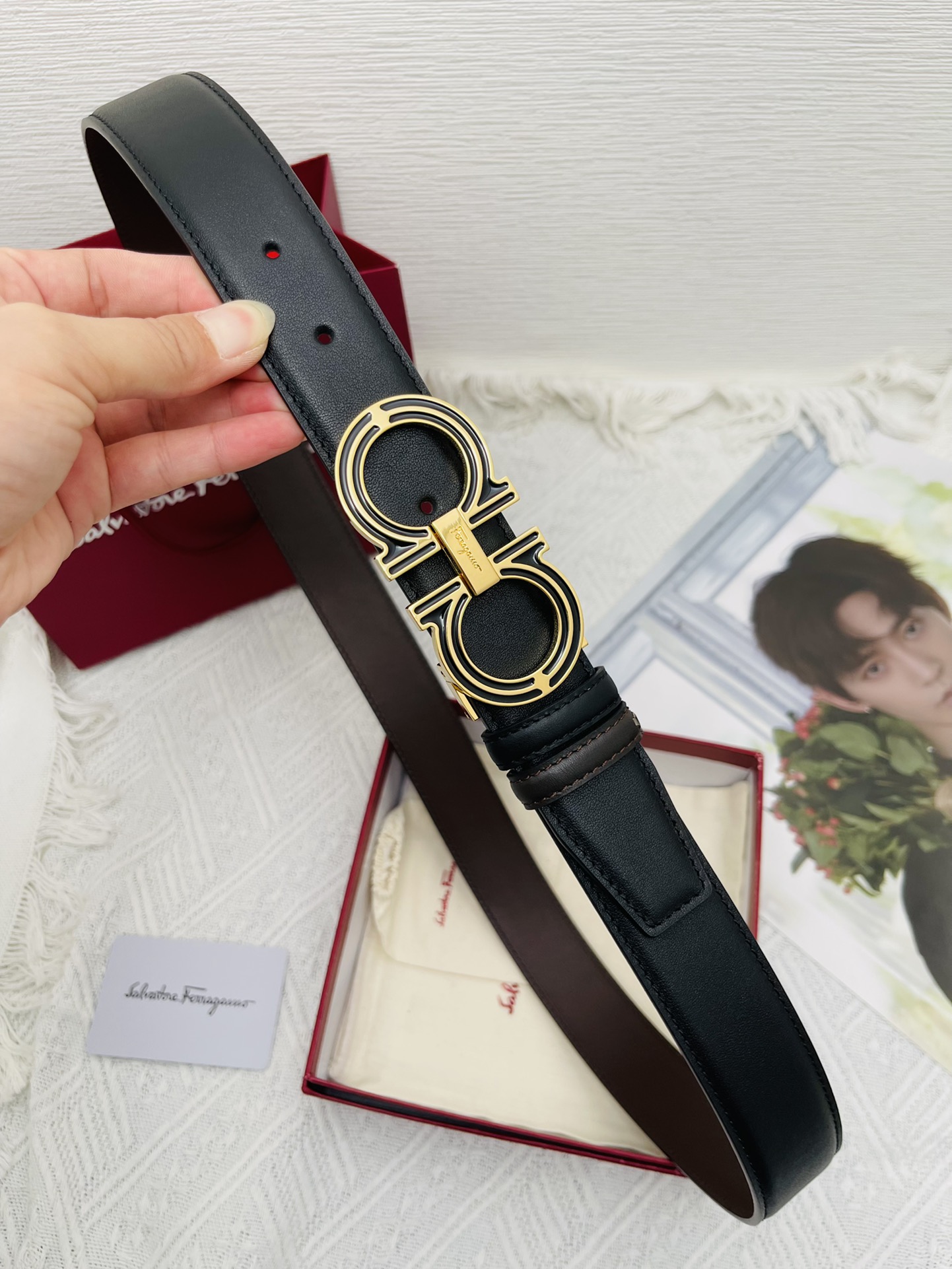 Ferragamo belt classic collection 1435