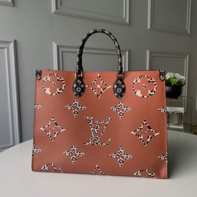 Replica Louis Vuitton Aaa-Onthego-M44570 Brown 41Cm