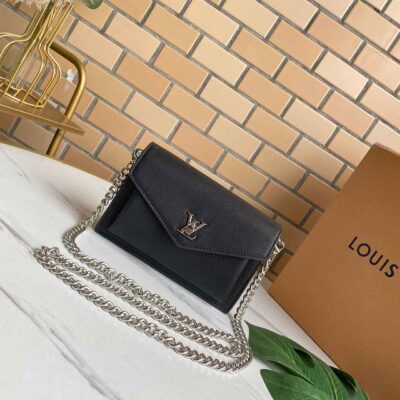 Replica Louis Vuitton Mylockme Chain Bag M55902 Black