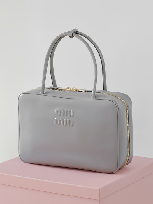 Miumiu Beau new gray handheld briefcase