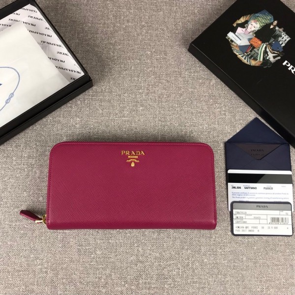 Prada Saffiano Leather Wallet FHN-2020-128327