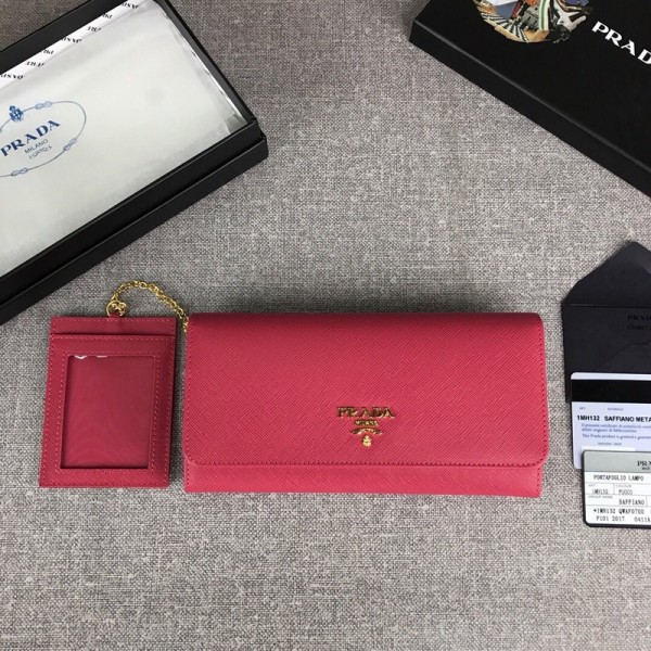 Prada Saffiano Leather Wallet FHN-2020-128329