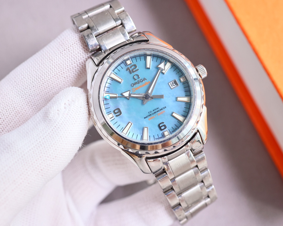 Replica OMEGA Women's Watches 1123 Blue